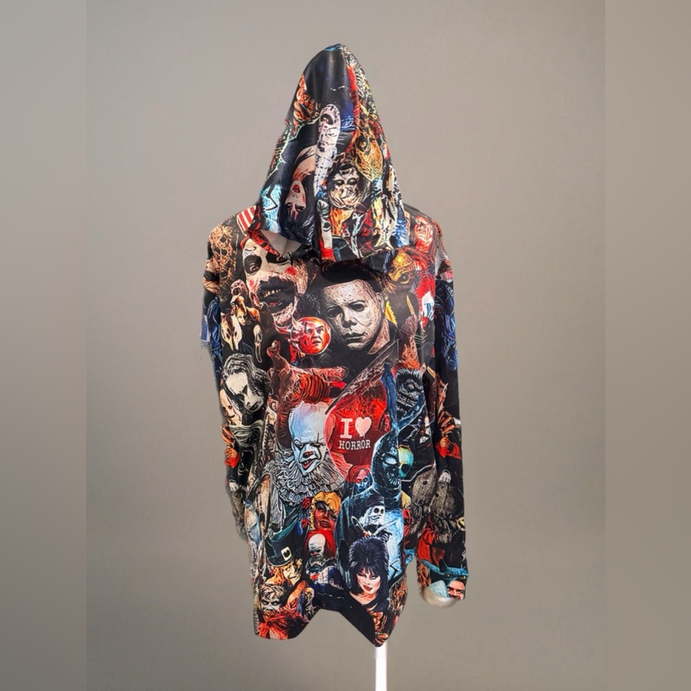 Handmade Horror Movie 3D Print Hoodie‎ Unisex Pullover M